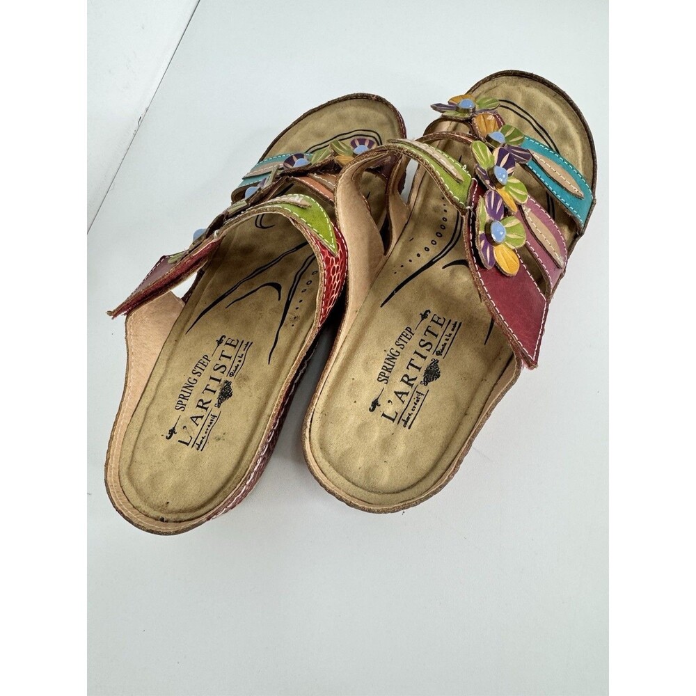 L'Artiste Spring Step Women's EUR 40 US 9  Comfort Pixie Boho Slip On Adjustable - Picture 5 of 8